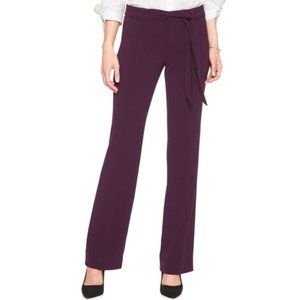 Banana Republic Logan Tie  Waist Purple Trouser